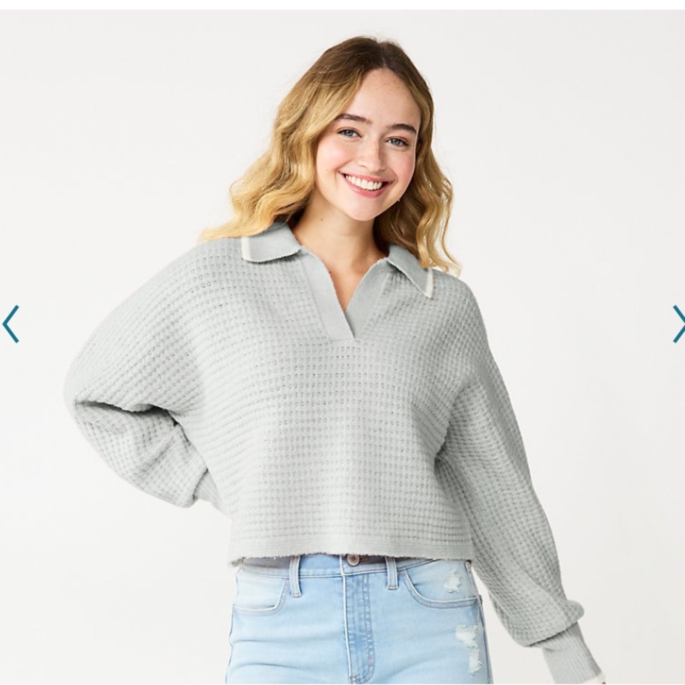 So Pullover Polo Sweater